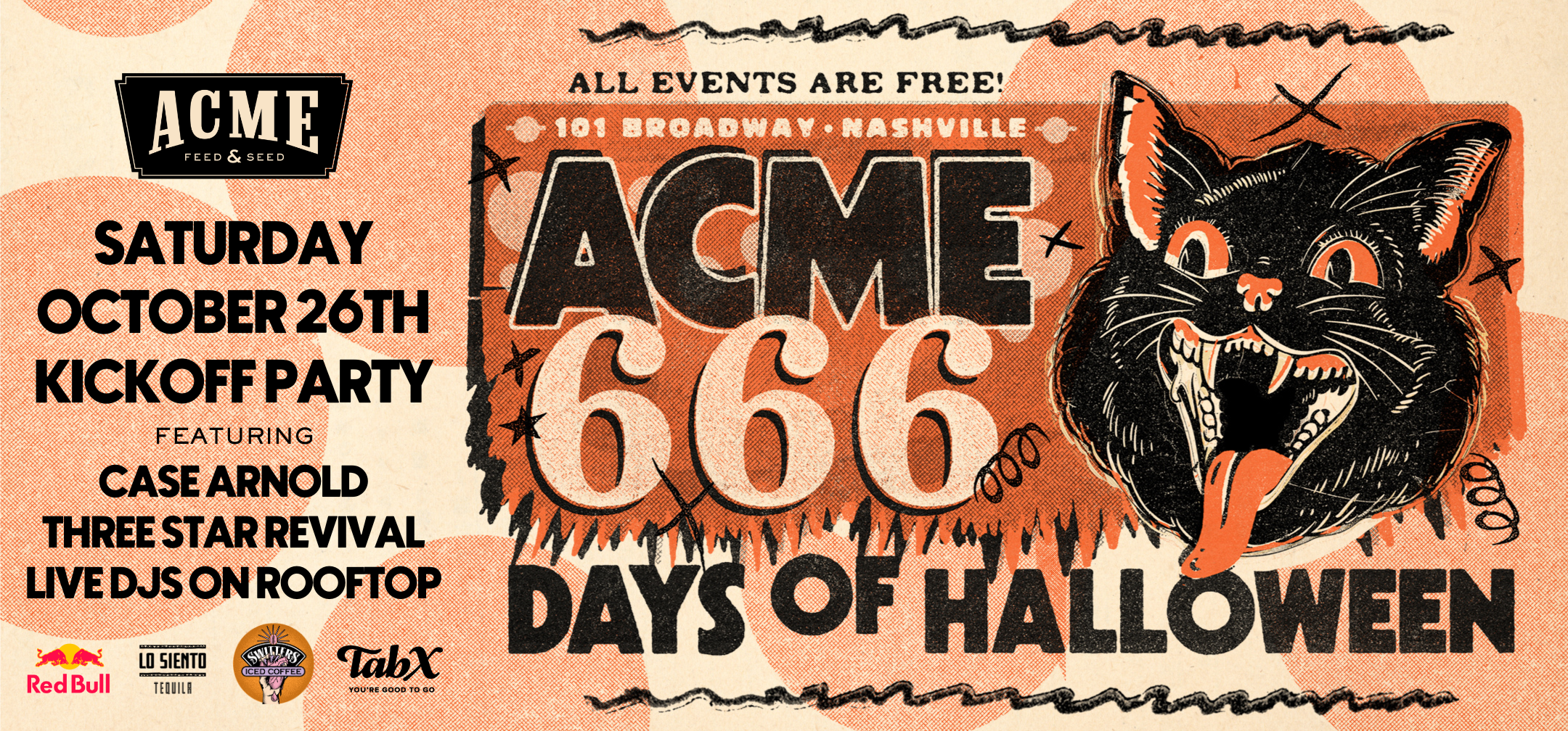 666 Days of Halloween Kickoff Party — Acme Feed and Seed